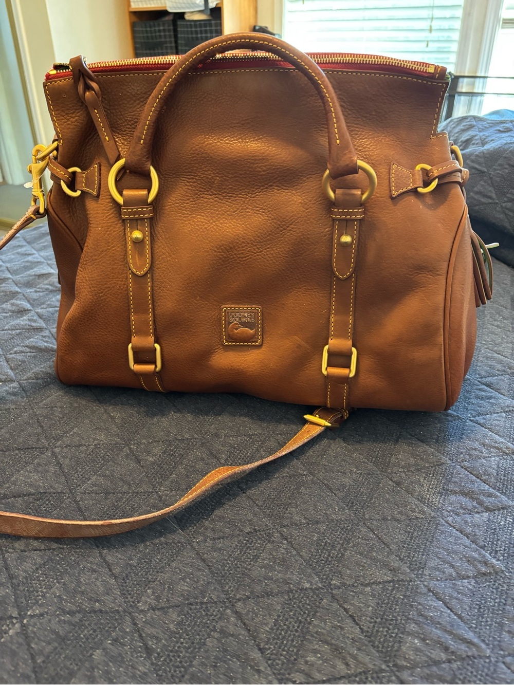 DOONEY & BOURKE || Florentine satchel chestnut